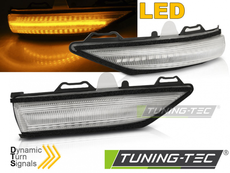 Upgrade LED Spiegelblinker für Ford Fiesta MK7/MK8 3/5 Türer ab 2017 Weiß dynamisch